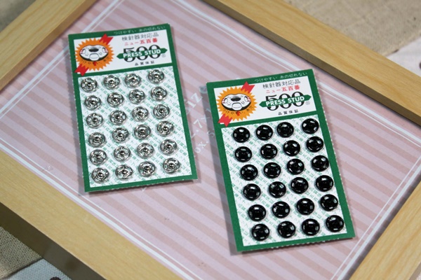 日本#500按扣-7mm(白&黑)