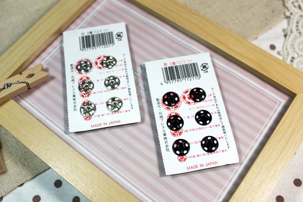 日本#500按扣-12mm(白&黑) (2)