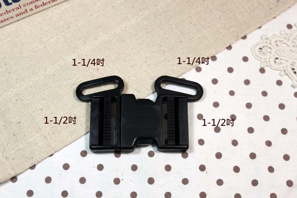 塑鋼肩腰帶插扣(肩帶-1.25吋&腰帶-1